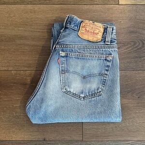 Levi's Blue Straight Leg Jeans